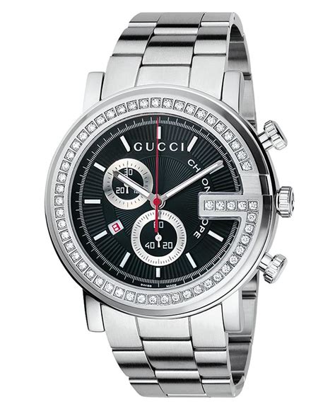 gucci g chrono diamond watch|gucci g chrono stainless steel.